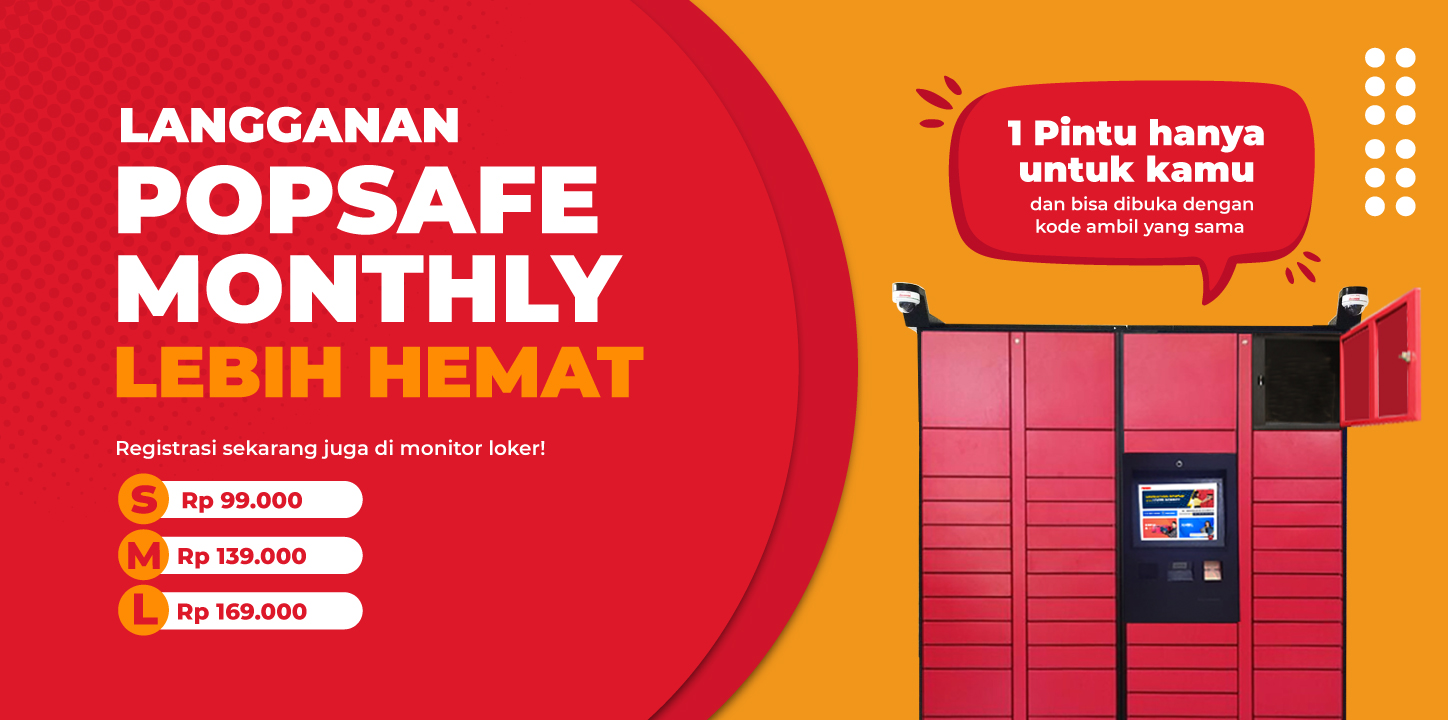 PopSafe Monthly - Solusi Cerdas untuk Penyimpanan Barang yang Aman dan Praktis